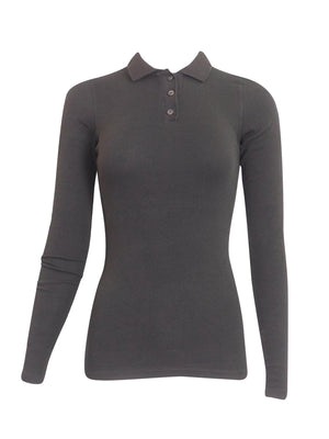 Hard Tail Long Sleeve Cotton Polo Shirt (T-162) Hard Tail