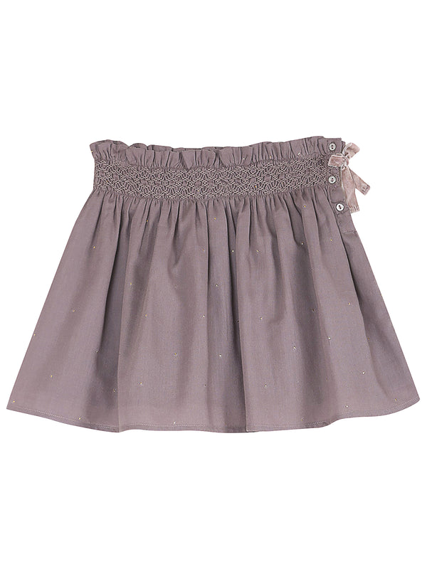 Emile Et Ida Cotton Smocked Skirt Emile Et Ida