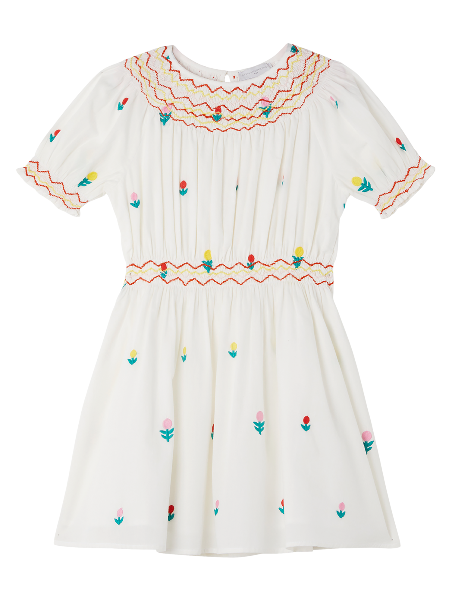 Stella McCartney Dreamy Flowers Smocked Dress - Dresses