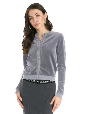 Hard Tail Velour Cardigan V-182 Hard Tail