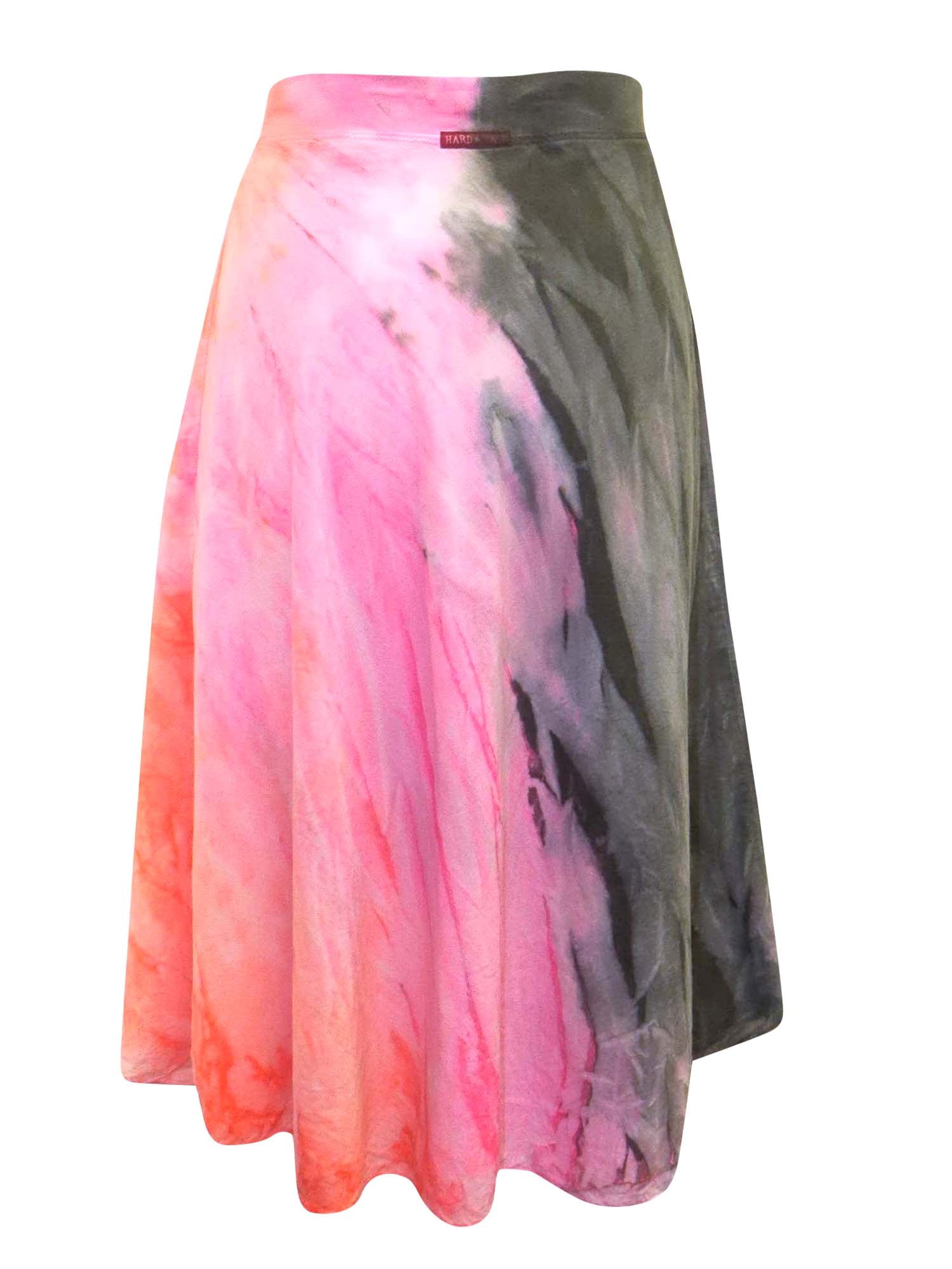 Hard Tail Double Knee-Length Voile Skirt (VG-189) - Designers