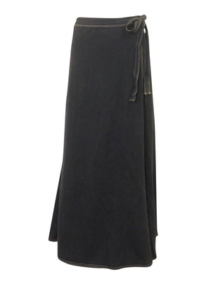 Hard Tail Long Wrap Skirt (W-964) - Skirts