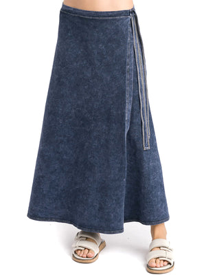 Hard Tail Long Wrap Skirt (W-964) - Skirts