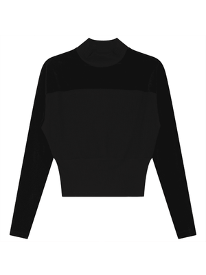Ginger Mock Neck Pullover Top Ginger