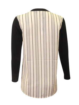 EUX Stripe Combo Sweater vendor-unknown