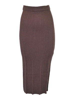 24/7 Ribbed Midi Skirt - Skirts