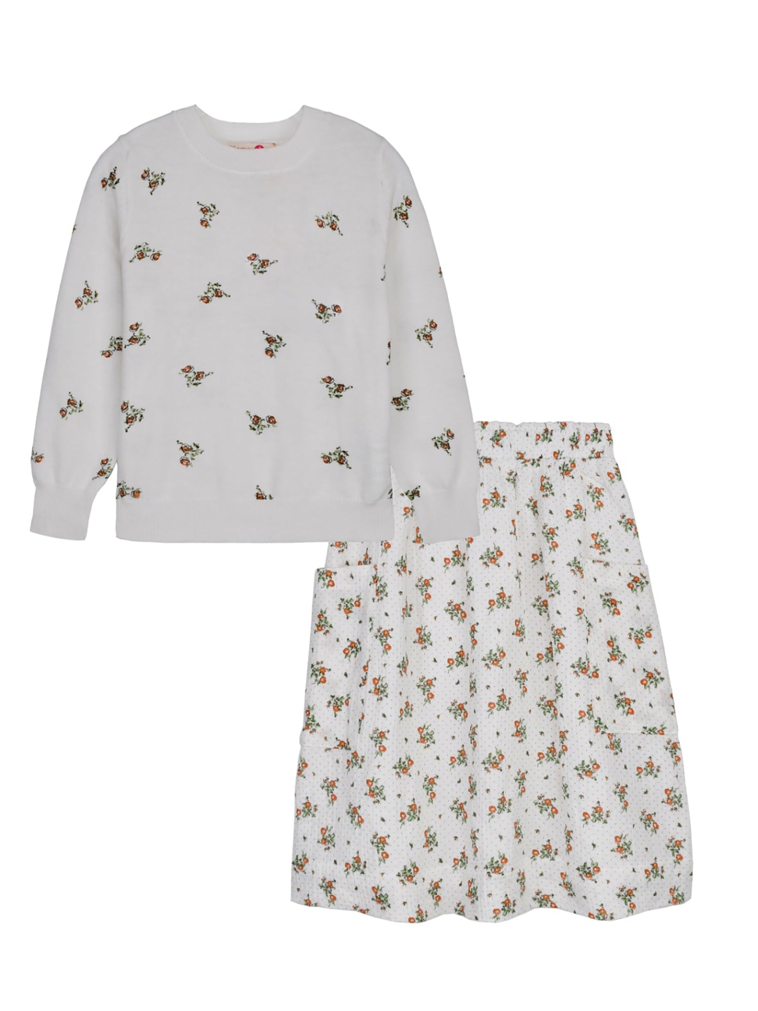 Glory Floral Skirt - Skirts