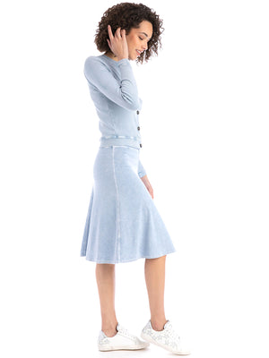 Hardtail Flat Waist Knee Skirt B-145 - Designers