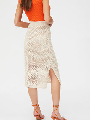 Wild Pony Ribbed Knit Midi Skirt Wild Pony