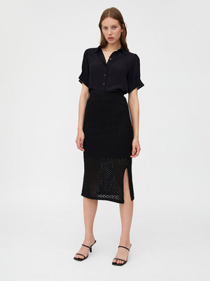 Wild Pony Ribbed Knit Midi Skirt Wild Pony