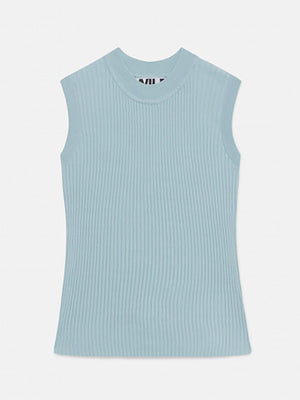 Wild Pony Sleeveless Ribbed Knit Top - Shirts & Tops