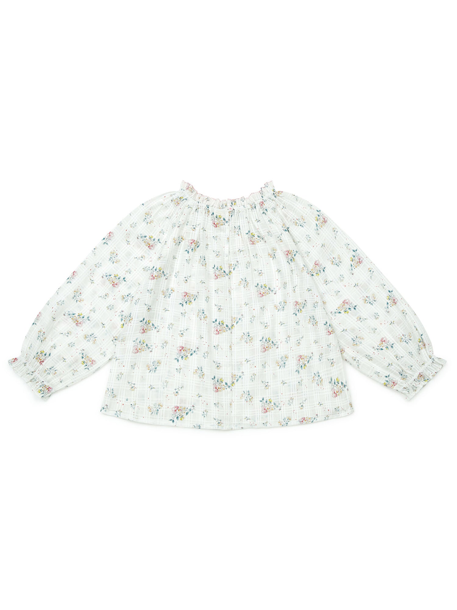 Bonton Carla Floral Print Cotton Blouse - Tops