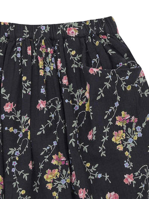 Bonton Romantic Print Gauze Skirt Bonton