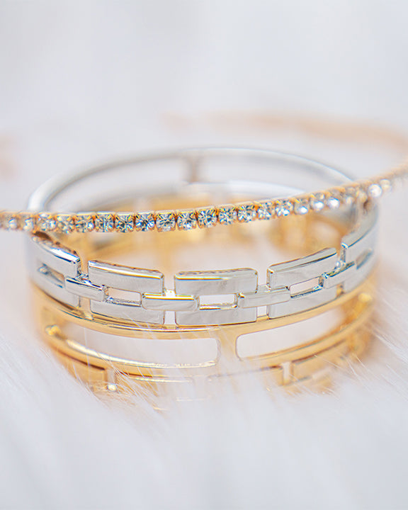 Square Cuff Bracelet - Accessory