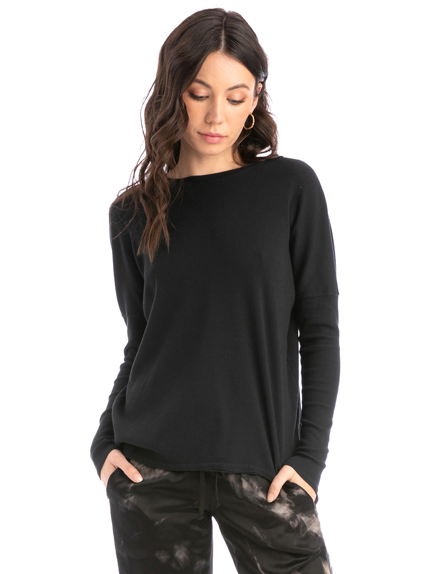 Hard Tail Ribbed Long Sleeve Float Hem Shirt CS-125 Hard Tail