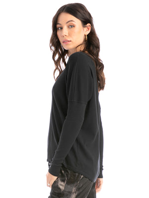 Hard Tail Ribbed Long Sleeve Float Hem Shirt CS-125 Hard Tail