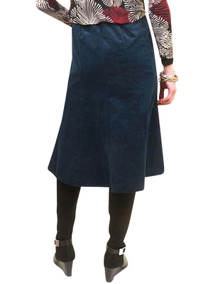 Dejavu Corduroy A-Line Skirt - Skirts