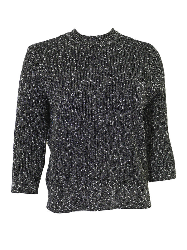 Kathie K Crewneck Glitz Sweater - Tops