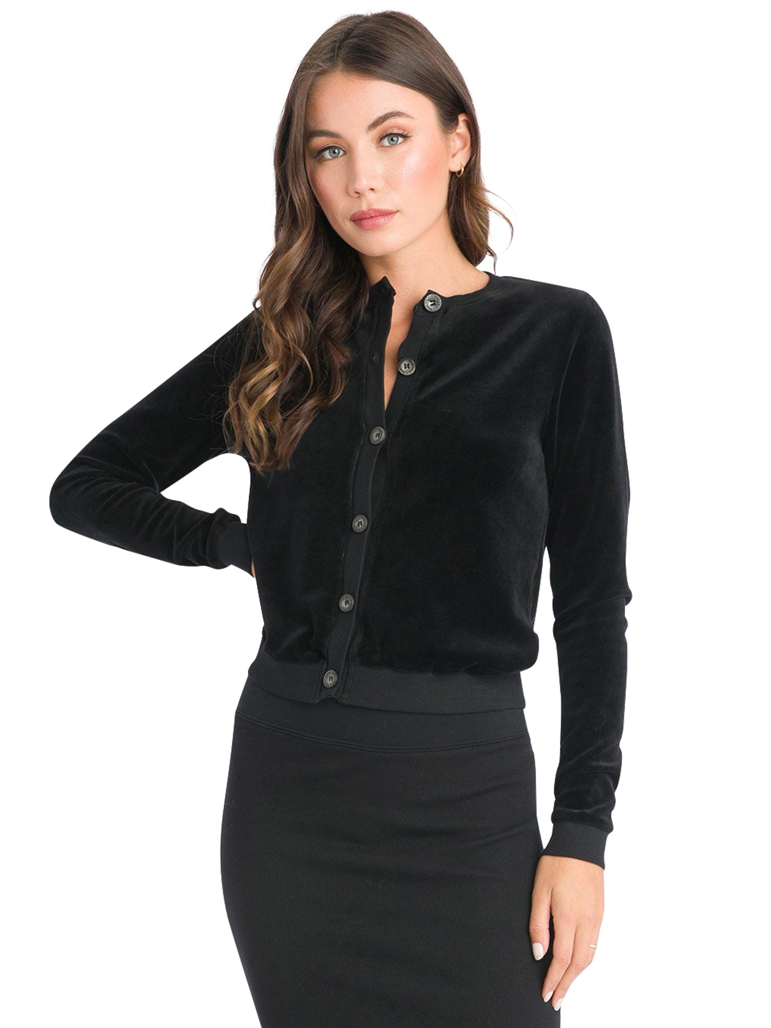 Hard Tail Velour Cardigan V-182 Hard Tail