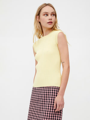 Wild Pony Sleeveless Ribbed Knit Top - Shirts & Tops